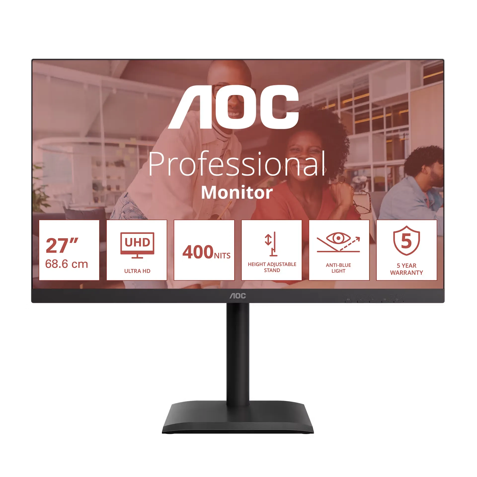 Monitor AOC U27E4CV 27" 4K IPS 60Hz 4ms