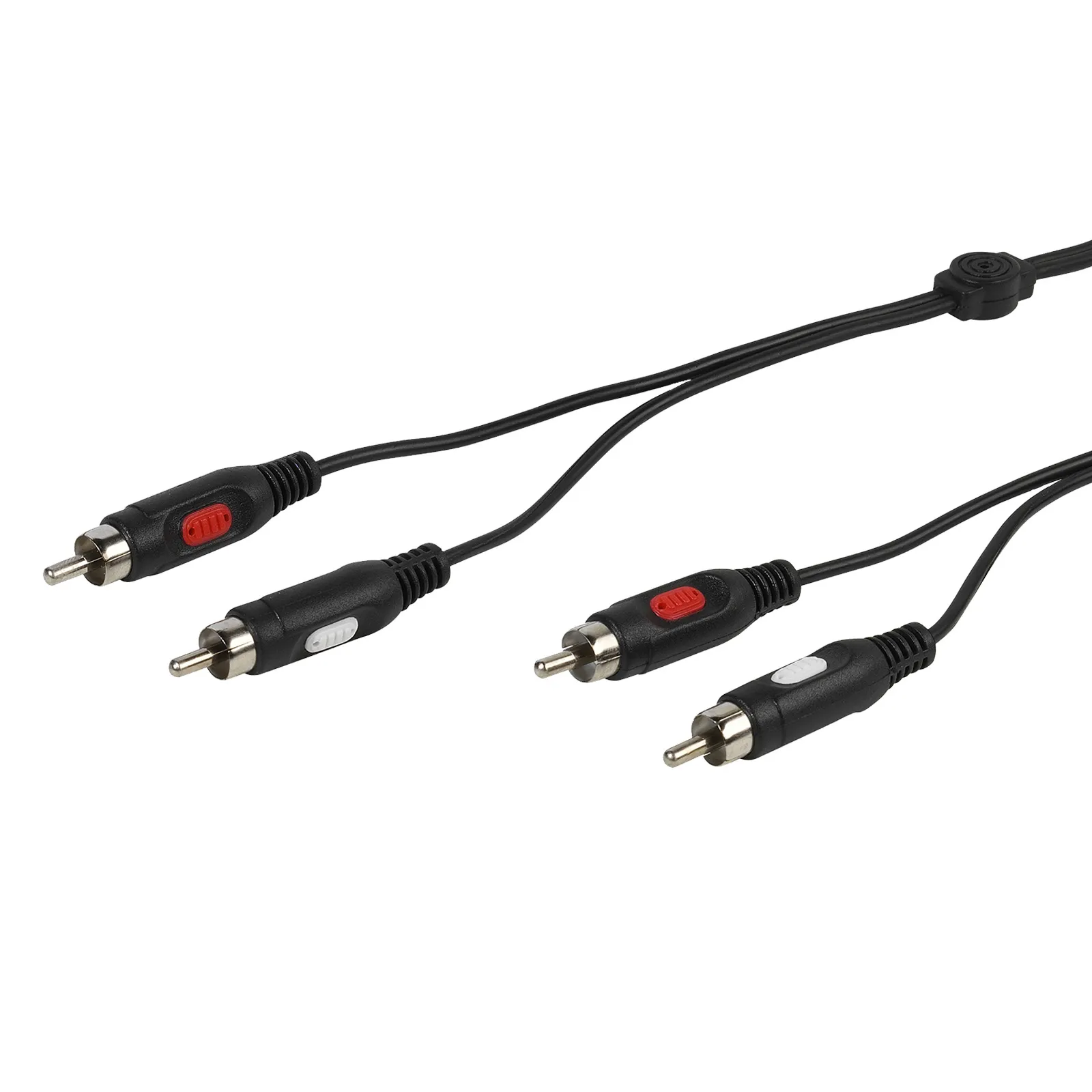 Kabel audio Vivanco 46013 2x RCA 2,5m Czarny