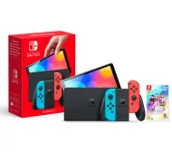 Nintendo Switch OLED Czerwono-niebieski + Just Dance 2026