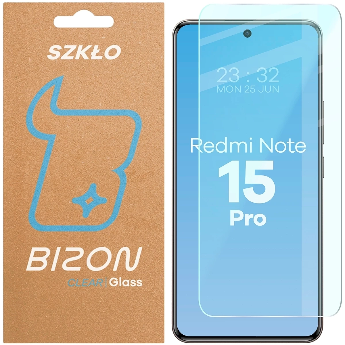 Szkło hartowane Bizon na ekran Glass Clear 2 do Xiaomi Redmi Note 15 Pro 5G