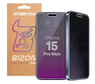 Bizon prywatyzujące Glass Mule Shadow do iPhone 15 Pro Max