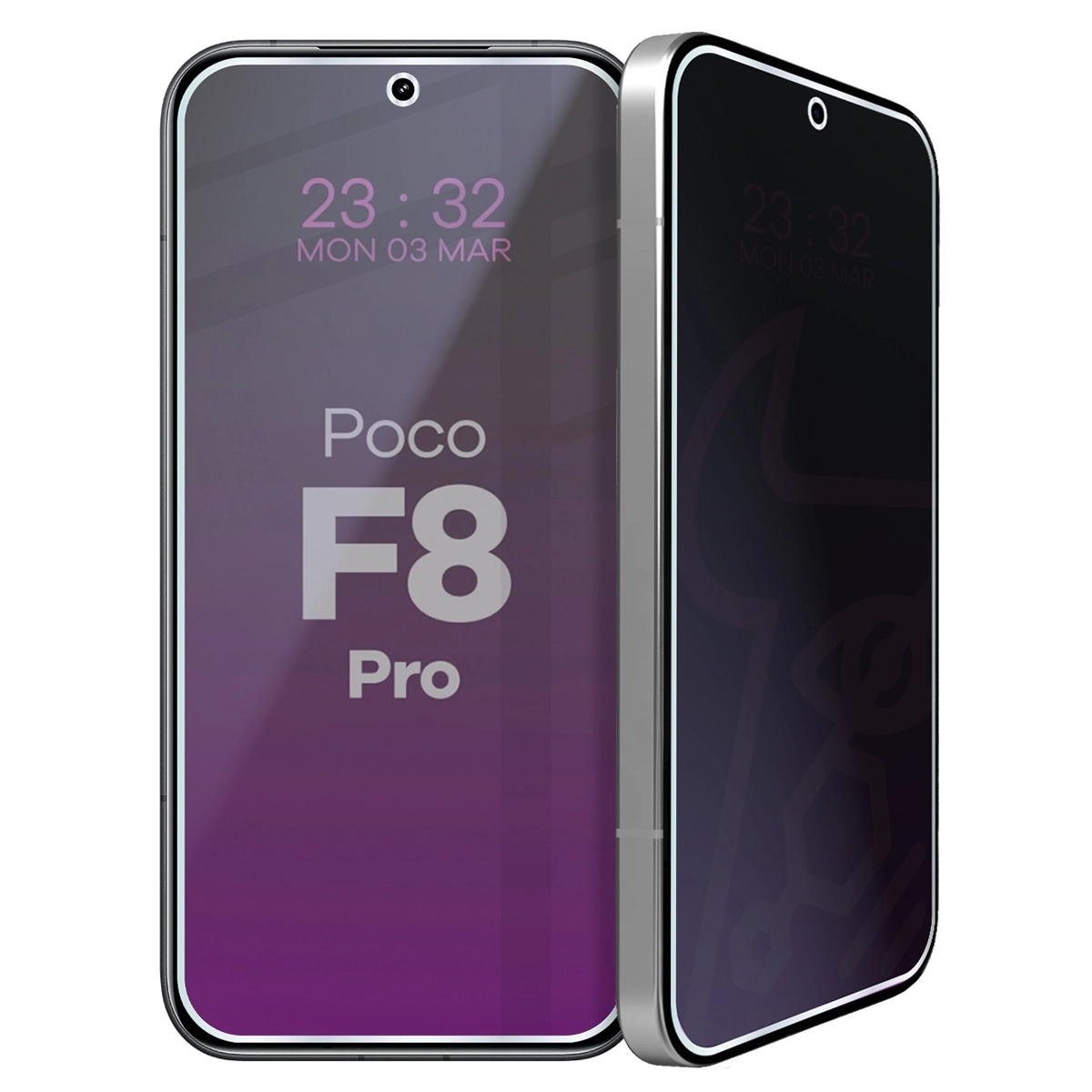 Szkło hybrydowe Bizon prywatyzujące Glass Mule Shadow do Xiaomi POCO F8 Pro