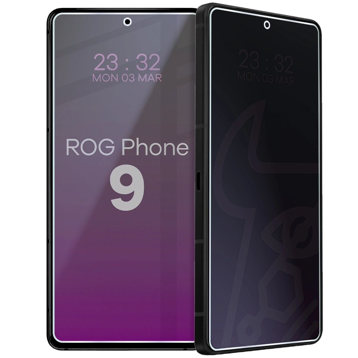 Szkło hybrydowe Bizon prywatyzujące Glass Mule Shadow do Asus ROG Phone 9