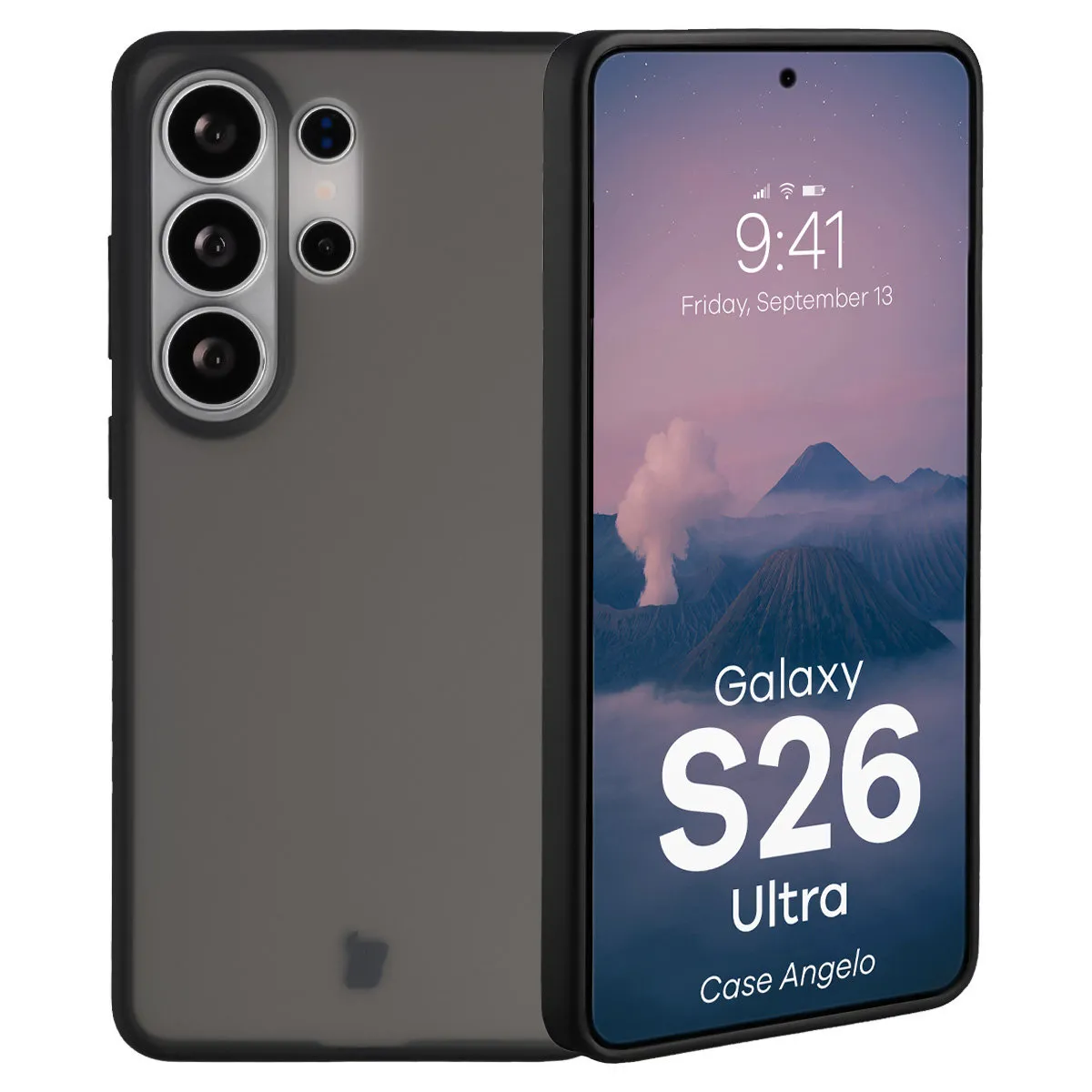Etui Bizon Angelo do Galaxy S26 Ultra Czarny