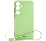 Bizon Silicone Magnetic Sq do Galaxy S24 Plus Zielony