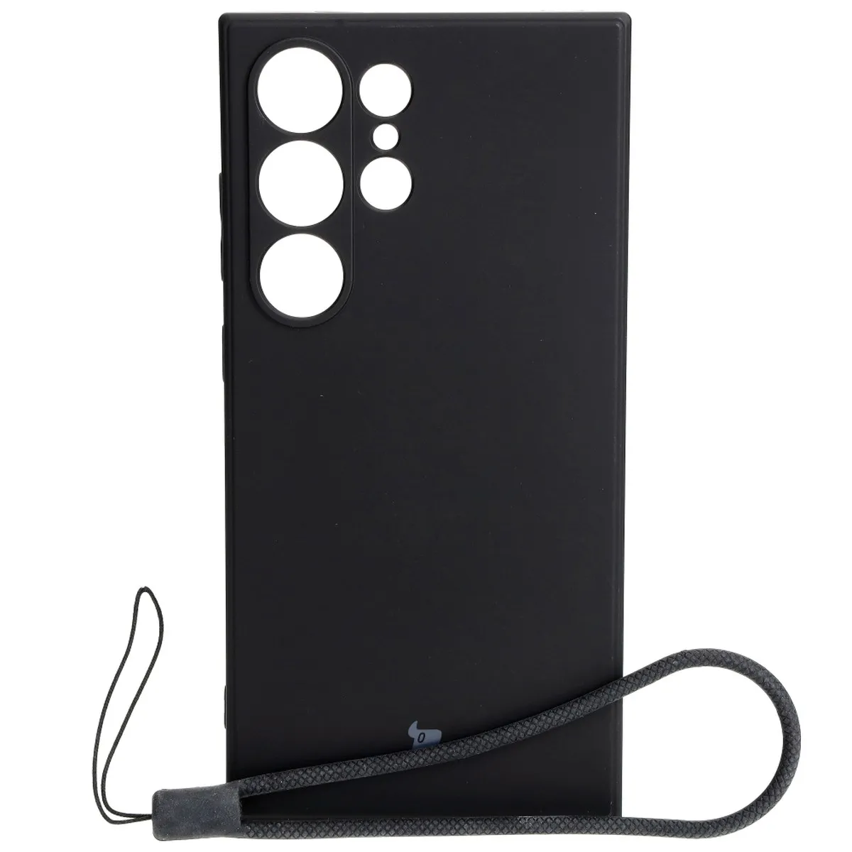 Etui Bizon Silicone Sq do Galaxy S24 Ultra Czarny
