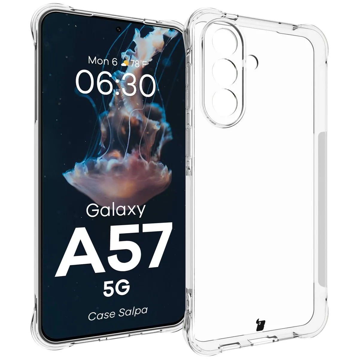 Etui Bizon Salpa do Galaxy A57 5G Przezroczysty