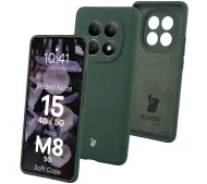 Bizon Soft do Xiaomi Redmi Note 15 / POCO M8 5G Ciemnozielony
