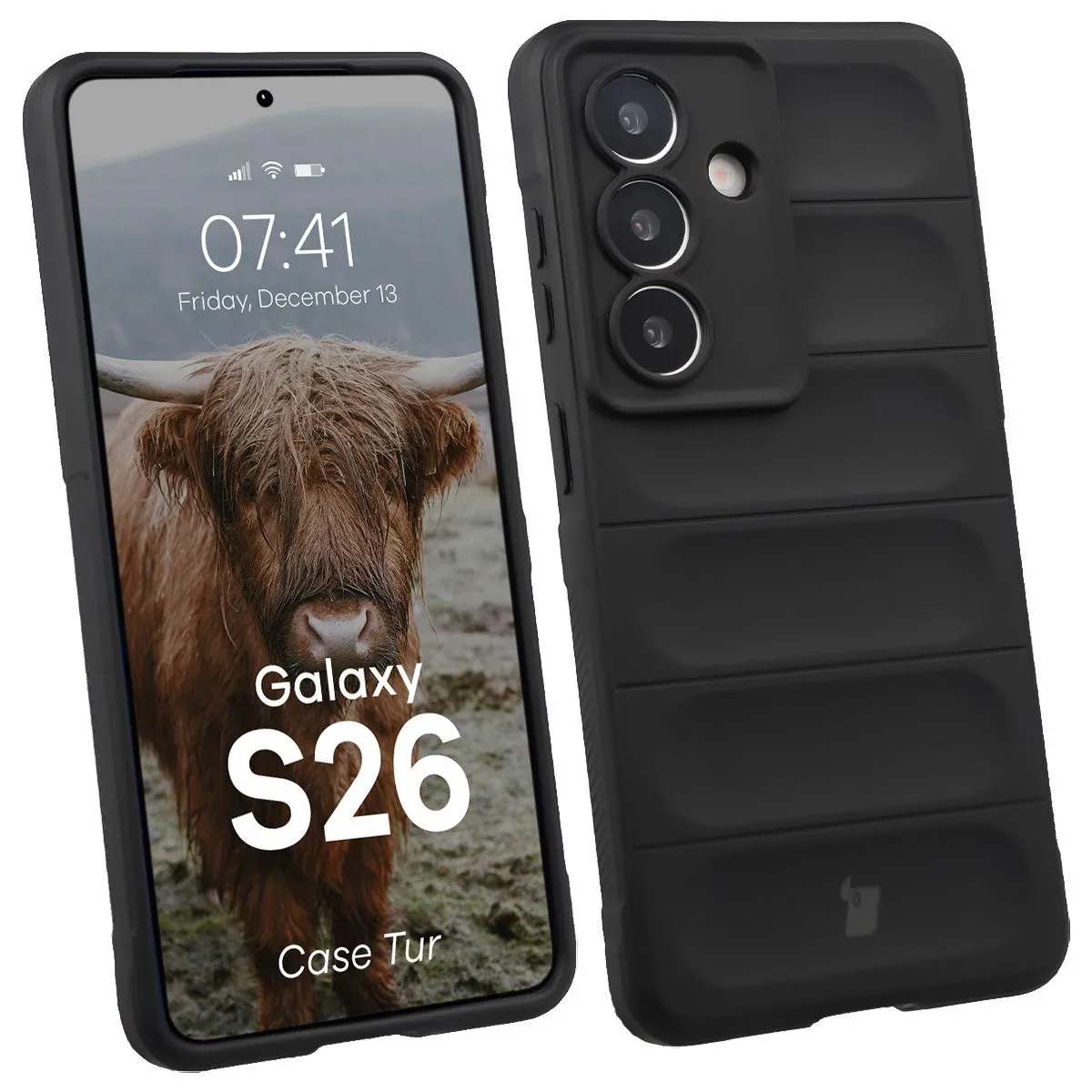 Etui Bizon Tur do Galaxy S26 Czarny