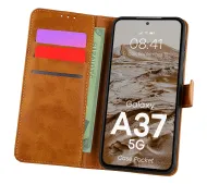 Bizon Pocket do Galaxy A37 5G Brązowy