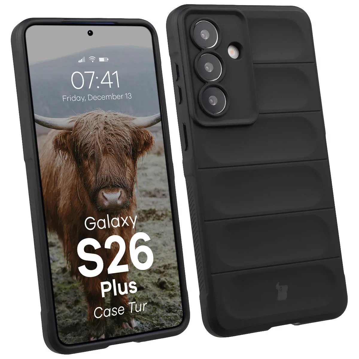 Etui Bizon Tur do Galaxy S26 Plus Czarny