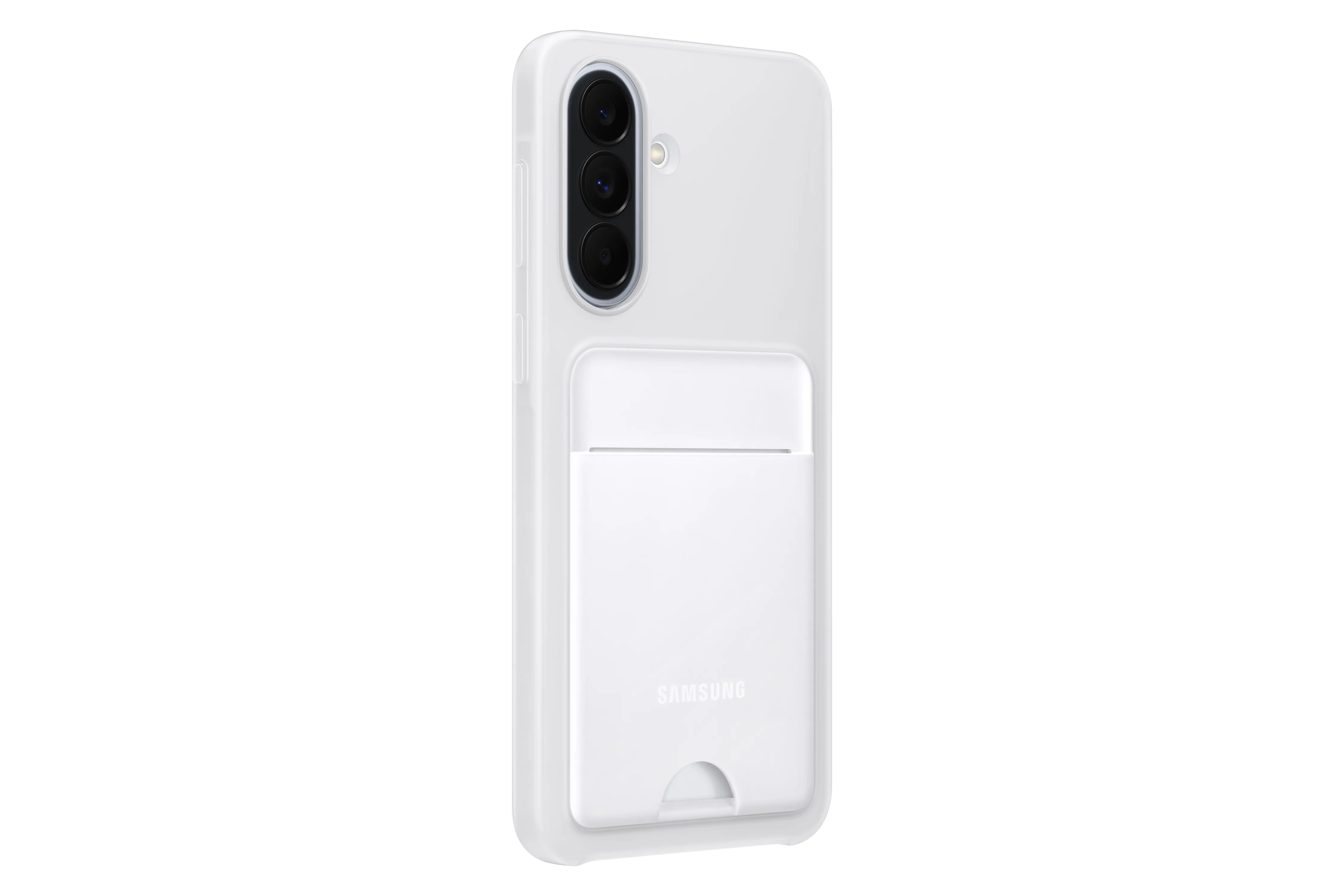 Etui Samsung Card Slot Case do Galaxy A37 Jasnoszary
