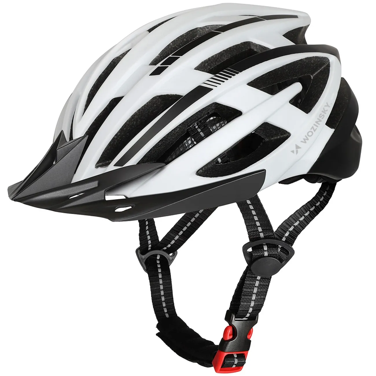 Kask Wozinsky HT-28VCB MTB M Czarno-biały