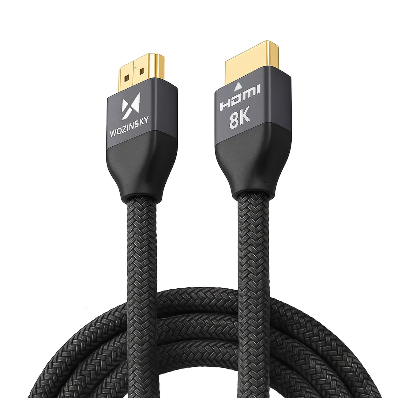 Kabel HDMI Wozinsky WHDMI-30 HDMI 2.1 8K 60Hz 48Gbps 4K 120Hz 3m Srebrny