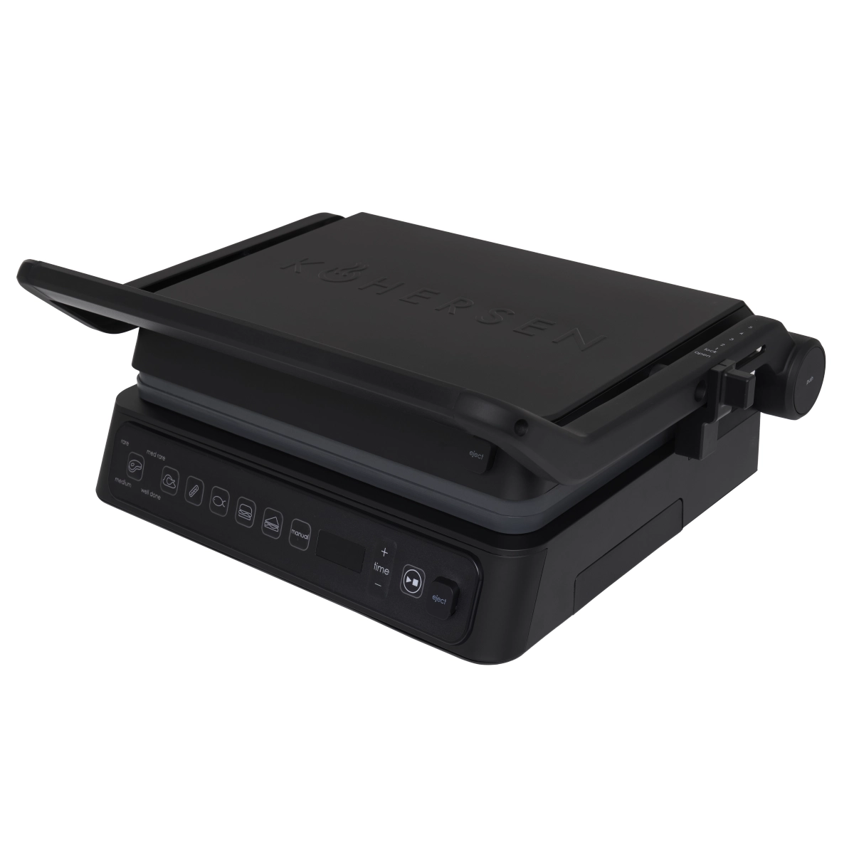 Grill elektryczny Kohersen Black Matt NX Ceramic Smart Programy automatyczne 667cm2