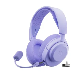 Słuchawki bezprzewodowe z mikrofonem SteelSeries Arctis Nova 3 Wireless Nauszne Lawendowy