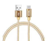 Vayox VA0192 USB-A - microUSB 2m Złoty