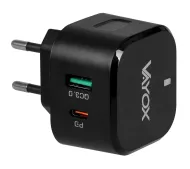 Vayox VA0001 Premium line USB-A USB-C 20W Czarny