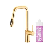 KFA Armatura Duero Pure Style Pull-Out 6623-315-39 Jasne złoto Stal szlachetna