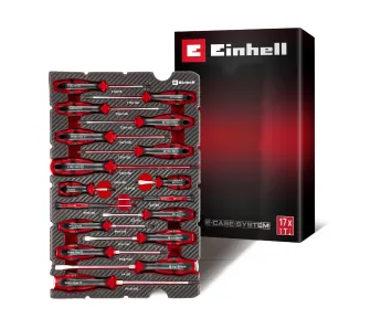 Zestaw wkrętaków Einhell E-Case Wkład Piankowy 49370525 17 elementów