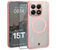 Bizon MatteO Pack do Xiaomi 15T Jasnoróżowy