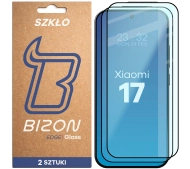 Bizon z ramką Glass Edge Duo do Xiaomi 17 2 sztuki