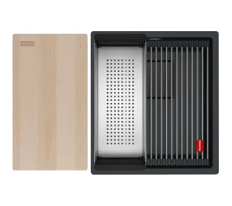 Zlewozmywak Franke Kanon KNG PRO 110-37 Granitowy Czarny mat