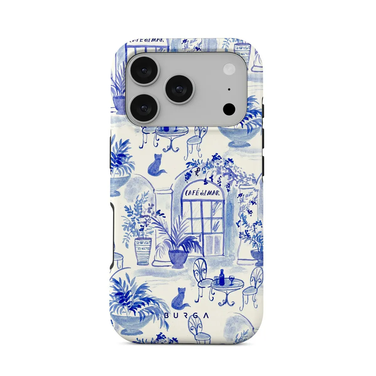 Etui Burga Tough MagSafe do iPhone 17 Pro Max Biało-niebieski