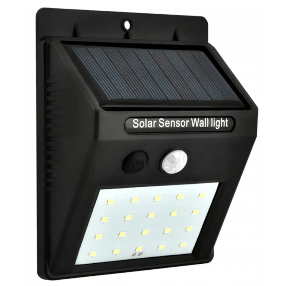 Lampa solarna Duwi Solar Sensor Wall Light 3W 200lm Czarny