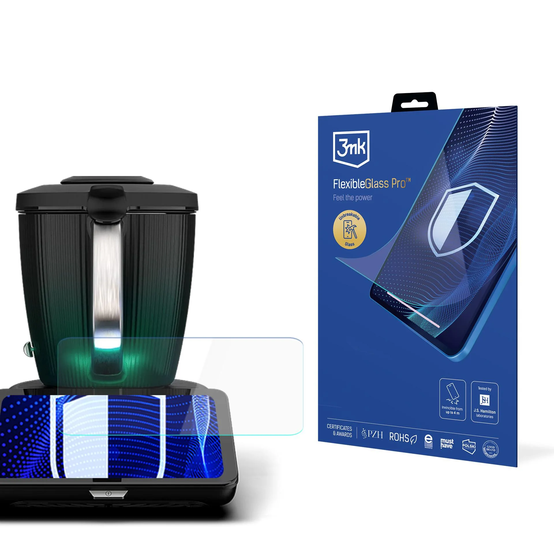 Szkło hybrydowe 3mk FlexibleGlass Pro do Thermomix TM7