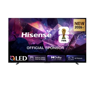 Telewizor Hisense 100E7S PRO 100" QLED 4K 144Hz Smart TV Funkcje AI Dolby Vision Dolby Atmos HDMI 2.1 DVB-T2