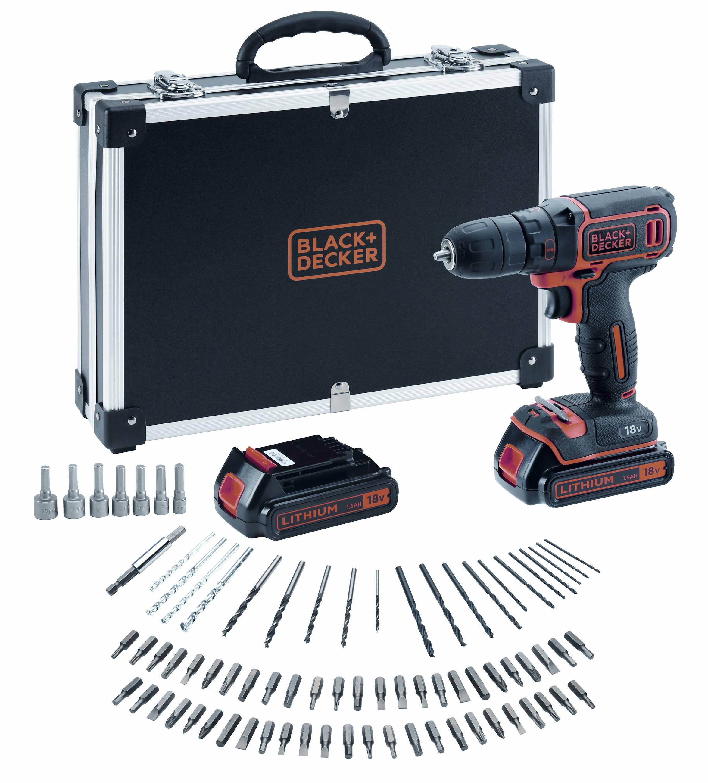 Black&Decker BDCDC18BAFC-QW + akcesoria