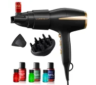 Lumineo HD100BI Jonizacja Zimny nawiew Dyfuzor 2400W 2 prędkości 3 temperatury + Zestaw 3 serum