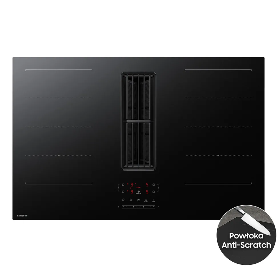Płyta indukcyjna z okapem Samsung CC90H84JADUR 80cm