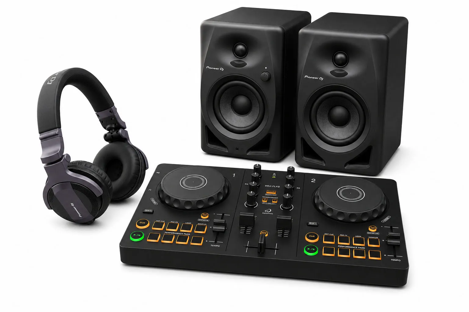 Kontroler DJ Pioneer Zestaw House Party Starter Bundle DDJ-FLX2 + Słuchawki HDJ-CUE1 + Kolumny DM-40D