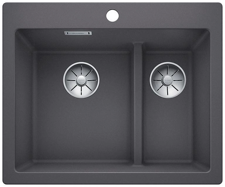 Zlewozmywak Blanco PLEON 6 Split 521690 Granitowy Szarość skały