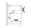 Zlewozmywak Blanco ANDANO 340/340-U 522983 Stalowy Srebrny