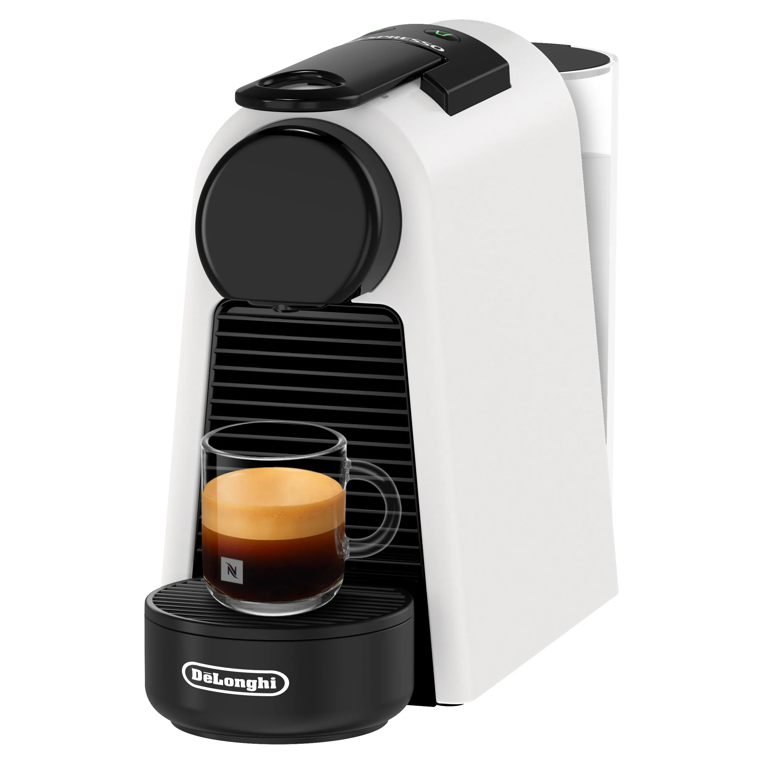 Ekspres na kapsułki Nespresso Delonghi Essenza Mini EN85.WMT Szerokość 11cm Biały