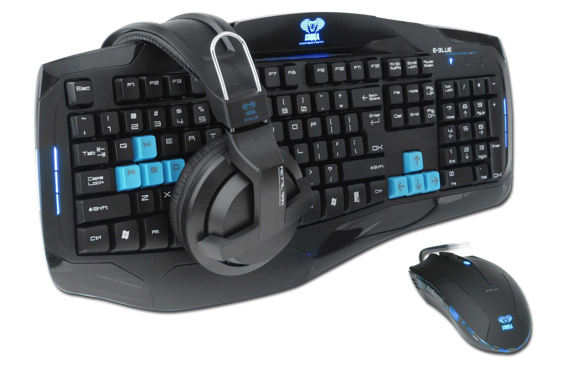 Zestaw E-BLUE YCEBUS82CU00 + słuchawki