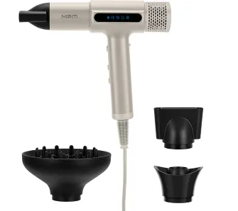 Suszarka do włosów MPM GLOW&flow MSW-26 Jonizacja Dyfuzor Zimny nawiew 1800W 3 prędkości 3 temperatury