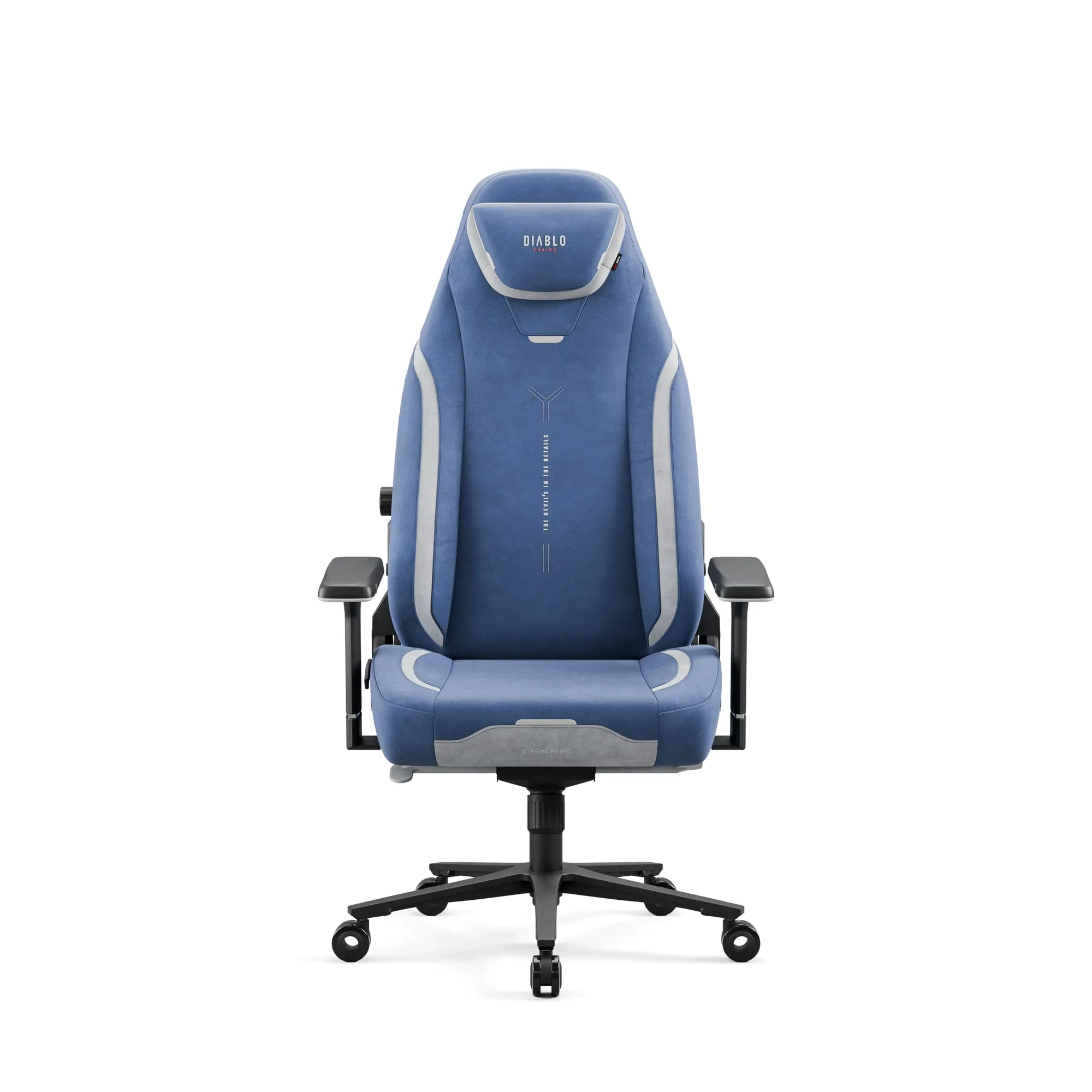 Fotel Diablo Chairs X.Eye Prime, Normal Size, Meta Ocean Gamingowy do 140kg Niebieski