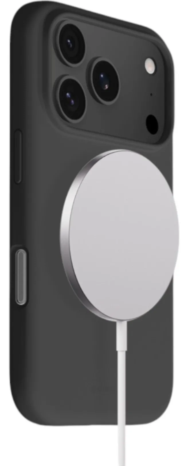 Etui Crong Color Cover Magnetic MagSafe do iPhone 17 Pro Czarny