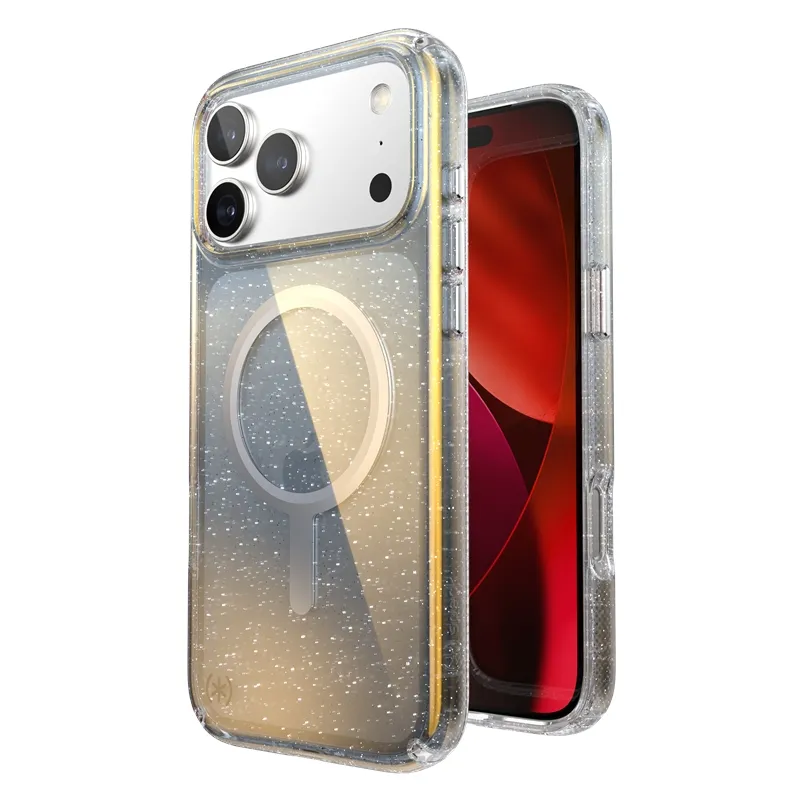 Etui Speck Presidio Lux MagSafe do iPhone 17 Pro Max Brokatowe