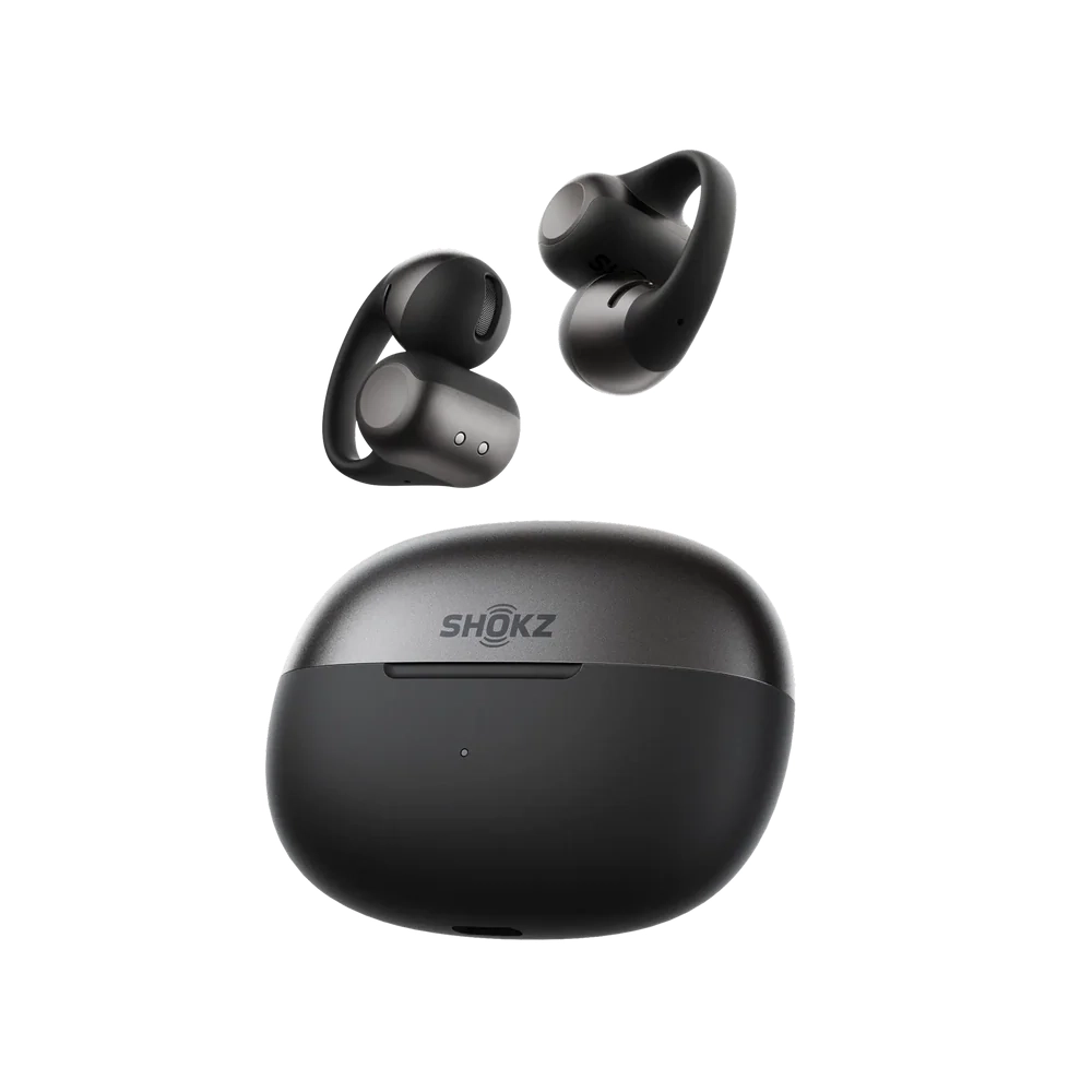 Słuchawki bezprzewodowe Shokz OpenDots 2 Konstrukcja klipsa Przewodnictwo powietrzne Bluetooh 6.1 Czarny