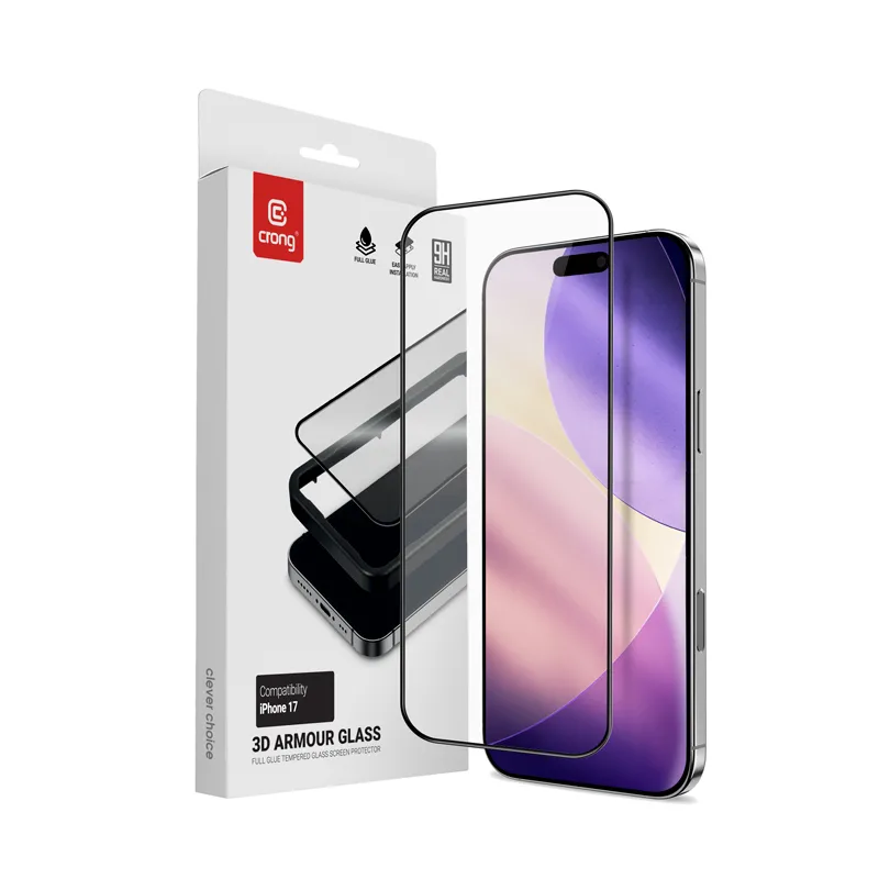 Szkło hartowane Crong 3D Armour Glass do iPhone 17