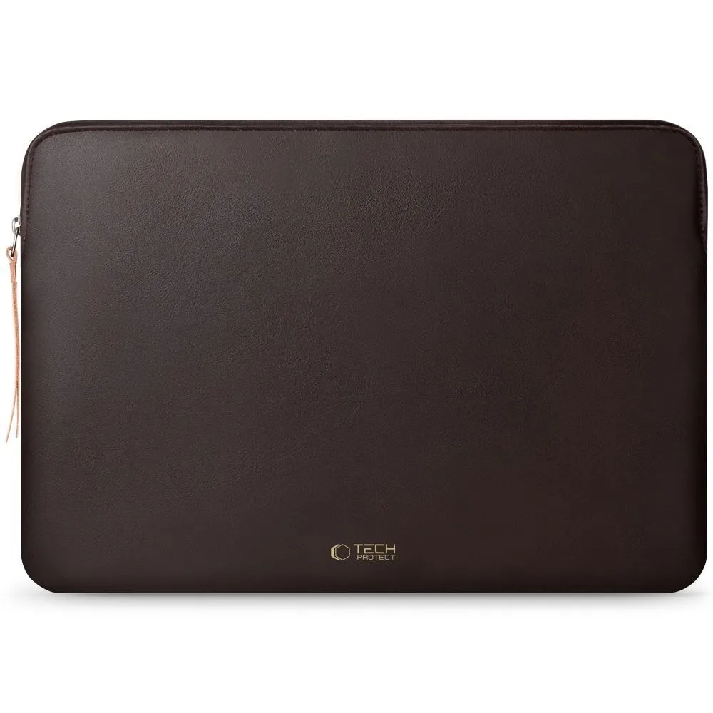 Etui na laptop Tech-Protect Fleece 14" Brązowy