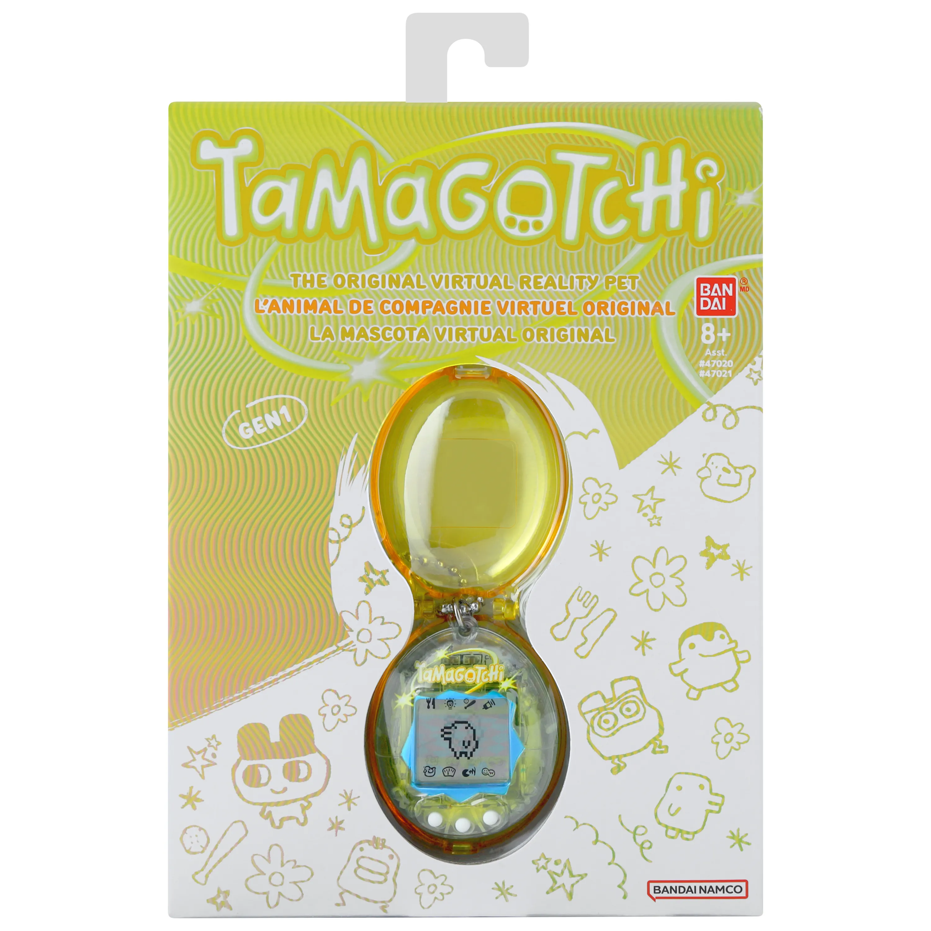 Konsola Bandai Tamagotchi Gen2 Case Yellow