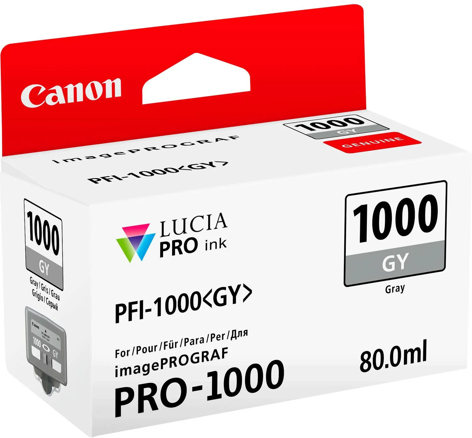 Tusz Canon PFI-1000GY Szary 80 ml