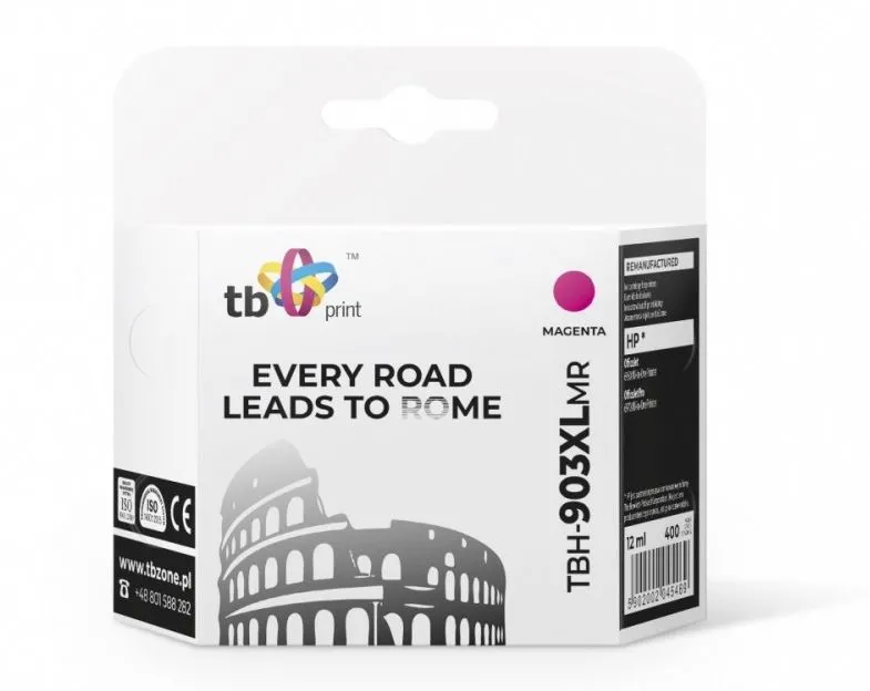 Tusz TB Print TBH-903XLMR (zamiennik T6M07AE nr 903X) Purpurowy 12 ml
