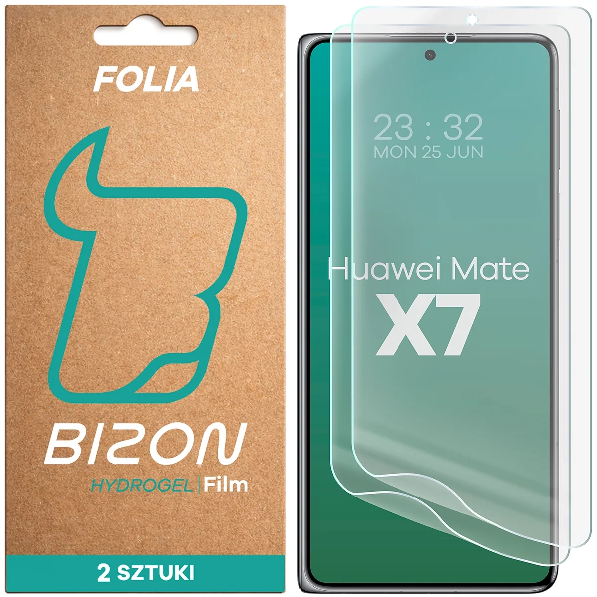 Folia hydrożelowa Bizon na ekran Film Hydrogel Front Duo do Huawei Mate X7 2 sztuki